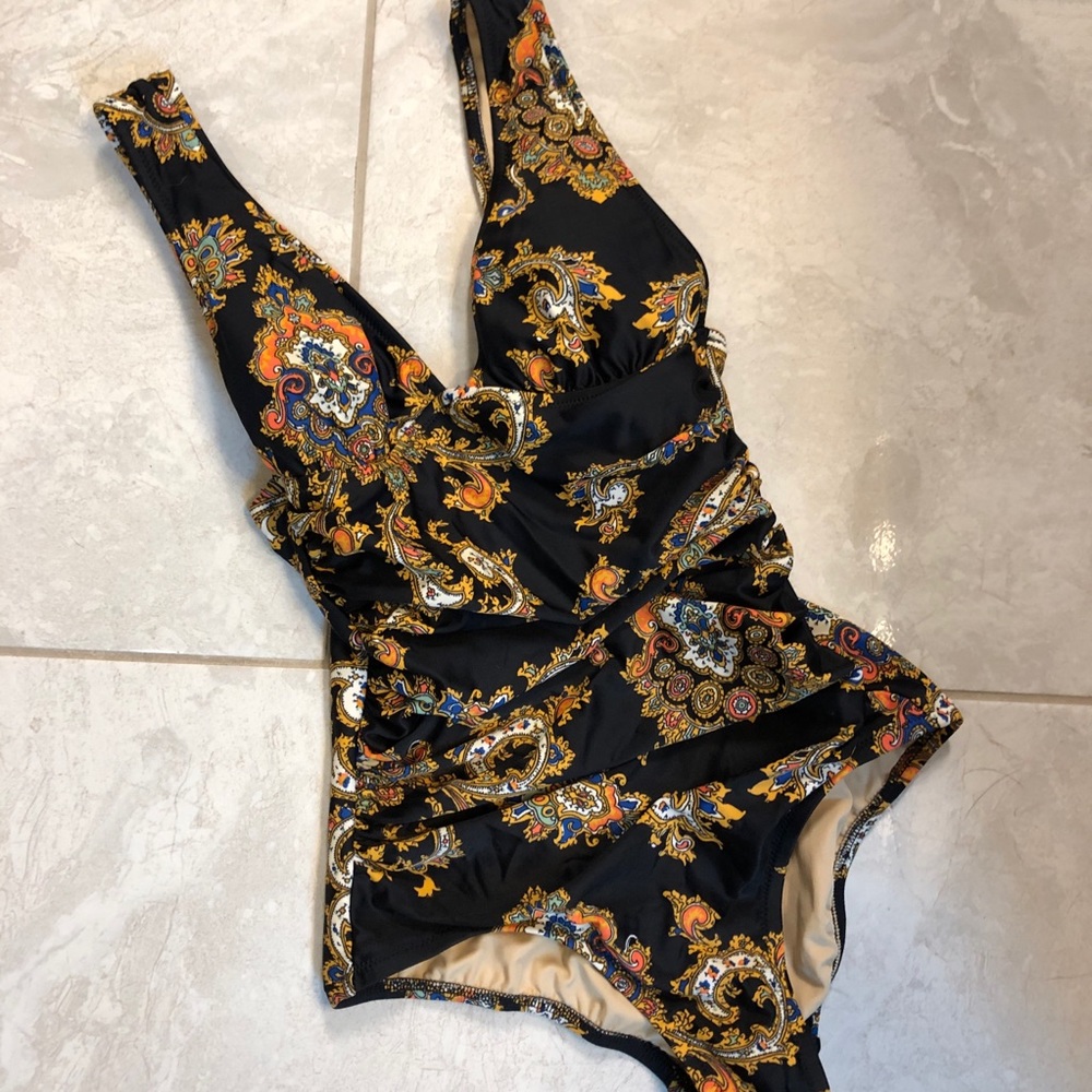 JCrew Ruched Swimsuit Size 0